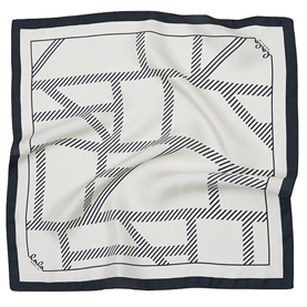 Lala Berlin Cube Catalina, Silk Off White/Black